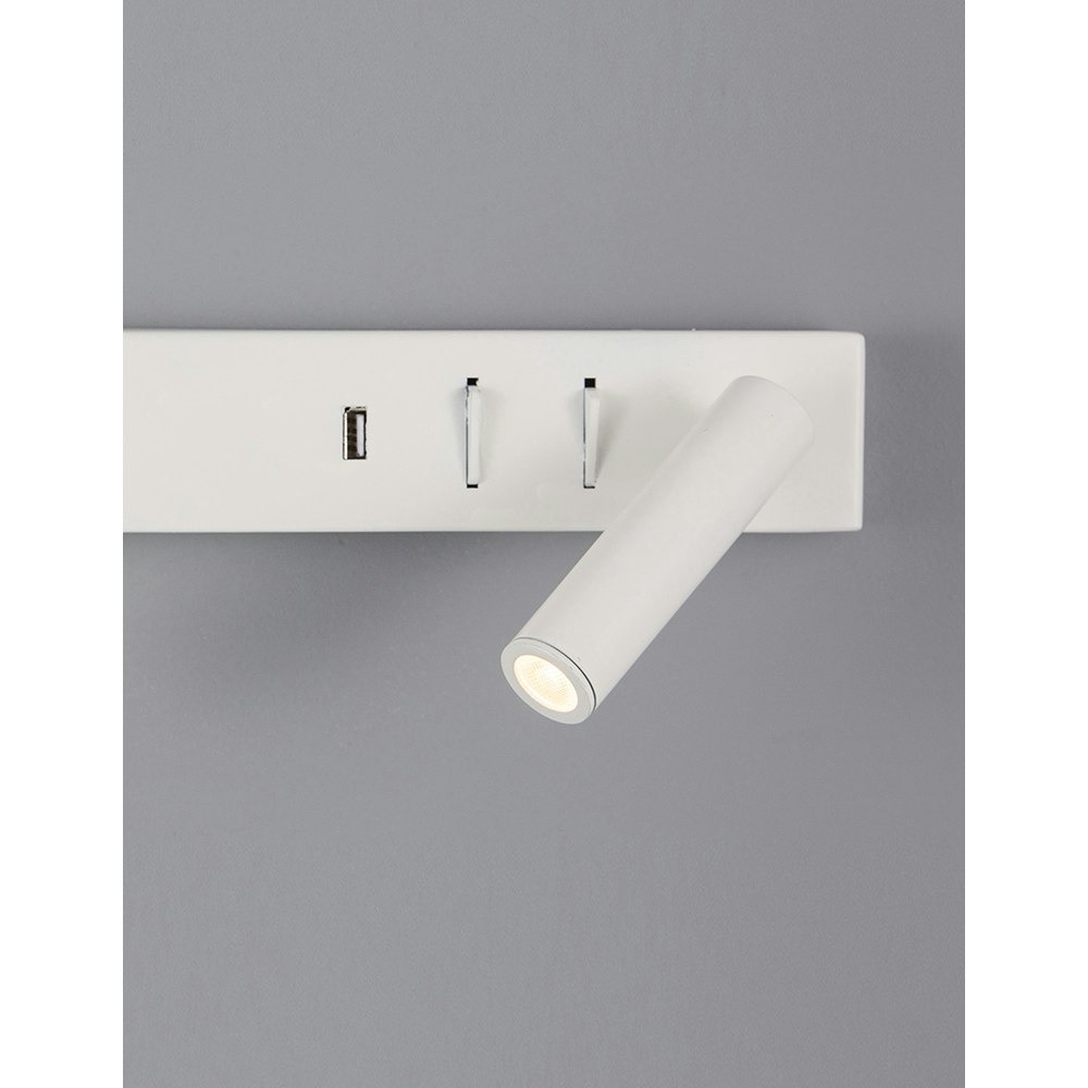 Nova Luce Vida LED Lese- & Wandlampe Metall mit USB thumbnail 3