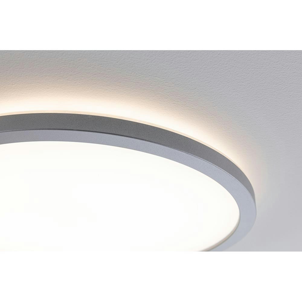 LED Panel Deckenlampe Atria Shine Ø 19cm Chrom-Matt thumbnail 3