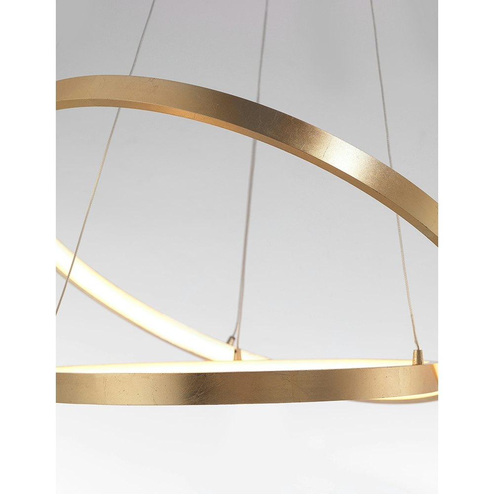 Nova Luce Leon LED Pendant Lamp Ø 60cm Gold thumbnail 6