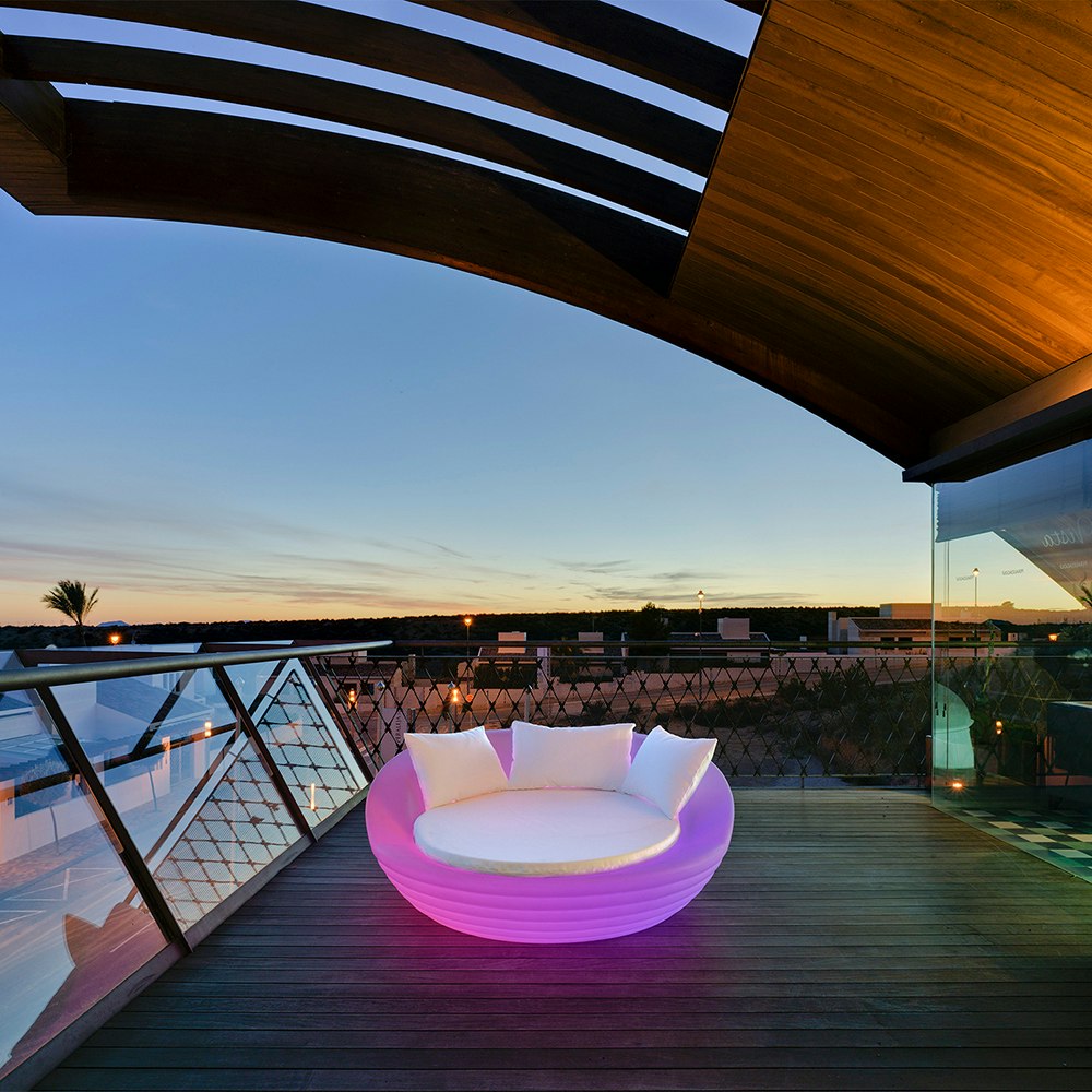 LED-Solar-Sessel Formentera mit Akku und Fernbedienung thumbnail 5