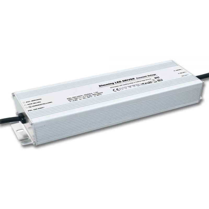 S.Luce 200W zertifiziertes Einbaunetzteil Dimmbar 24V IP67