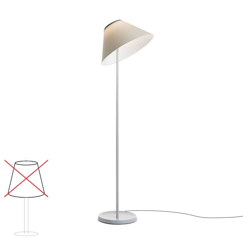 Luceplan Cappuccina LED Stehlampe (Body ohne Schirm) Dimmbar 12W 2700K thumbnail 4