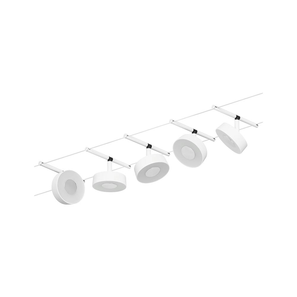 CorDuo LED Seilsystem Circle Basis-Set Weiß, Chrom zoom thumbnail 3
