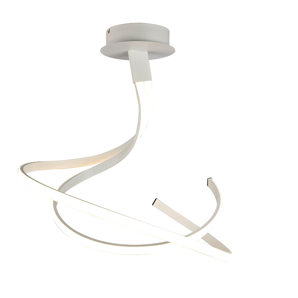 S.Luce Mantra Nur Dimmbare Spiral LED-Deckenlampe