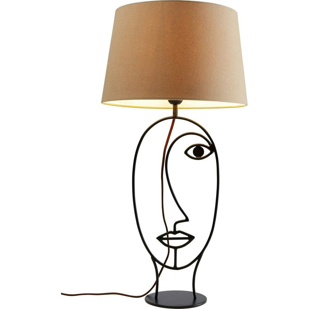 KARE Table Lamp Face Wire Nature 1