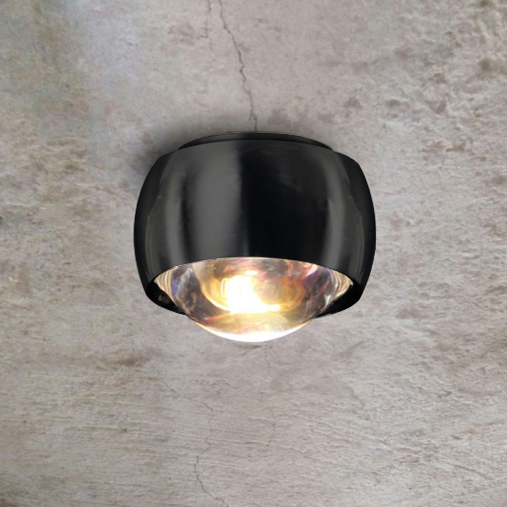 s.luce Beam LED, plafoniera con lente in vetro Ø 8cm 1