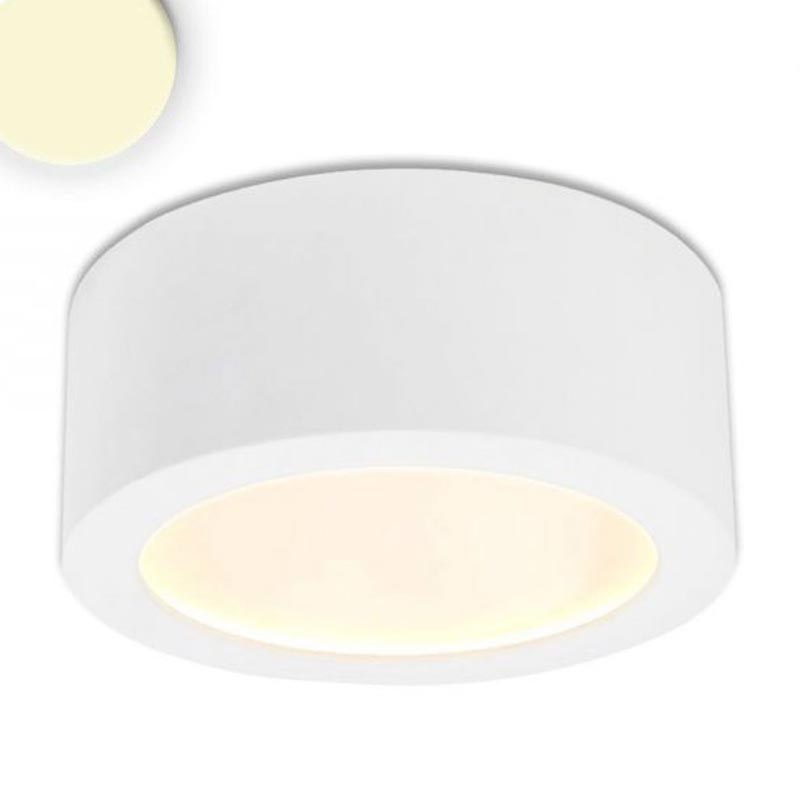 S.Luce LED Aufbauleuchte Ø17,3cm weiß indirektes Licht Warmweiß