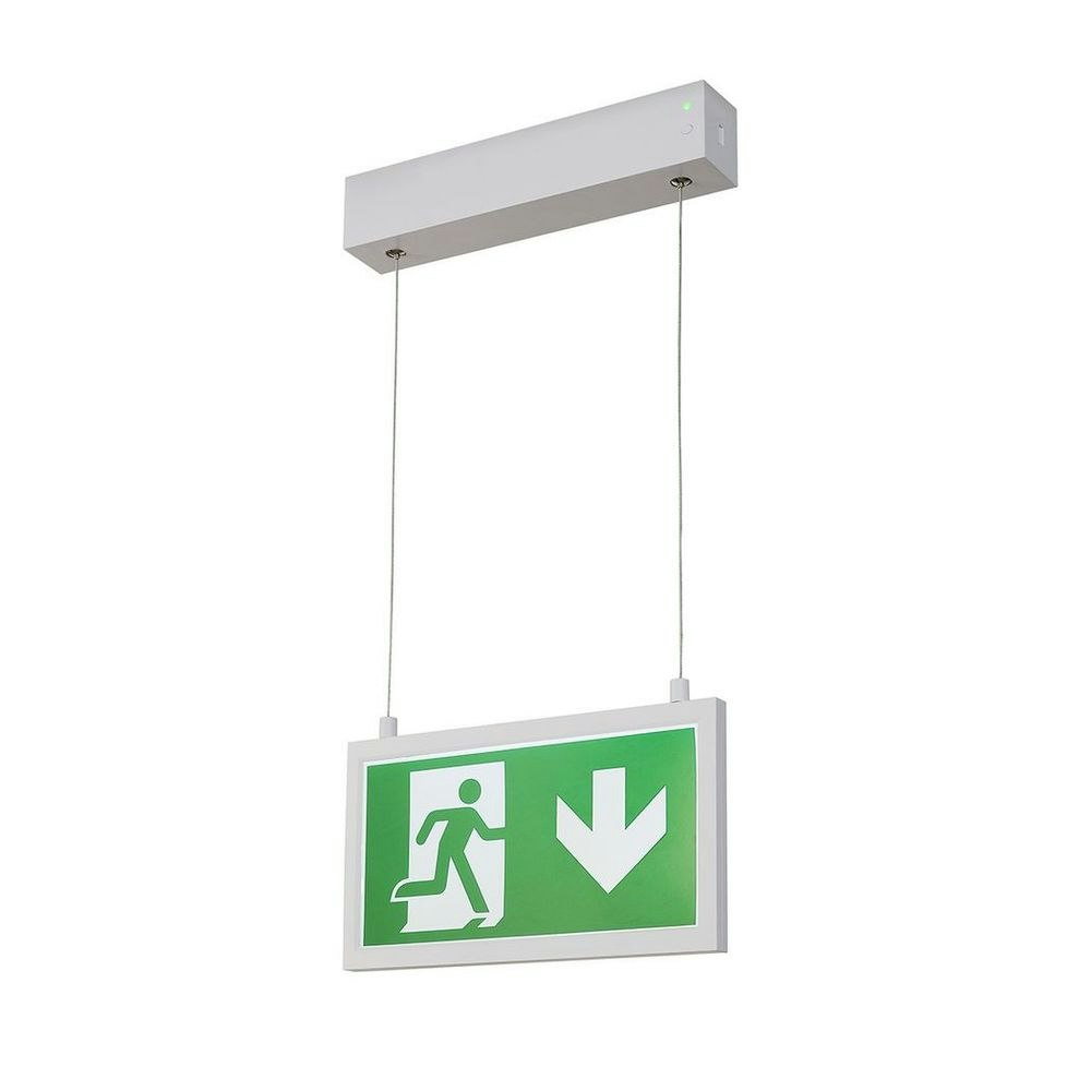 SLV P-Light Emergency Series Exit Sign Small Pendant Weiß 2
                                                                        