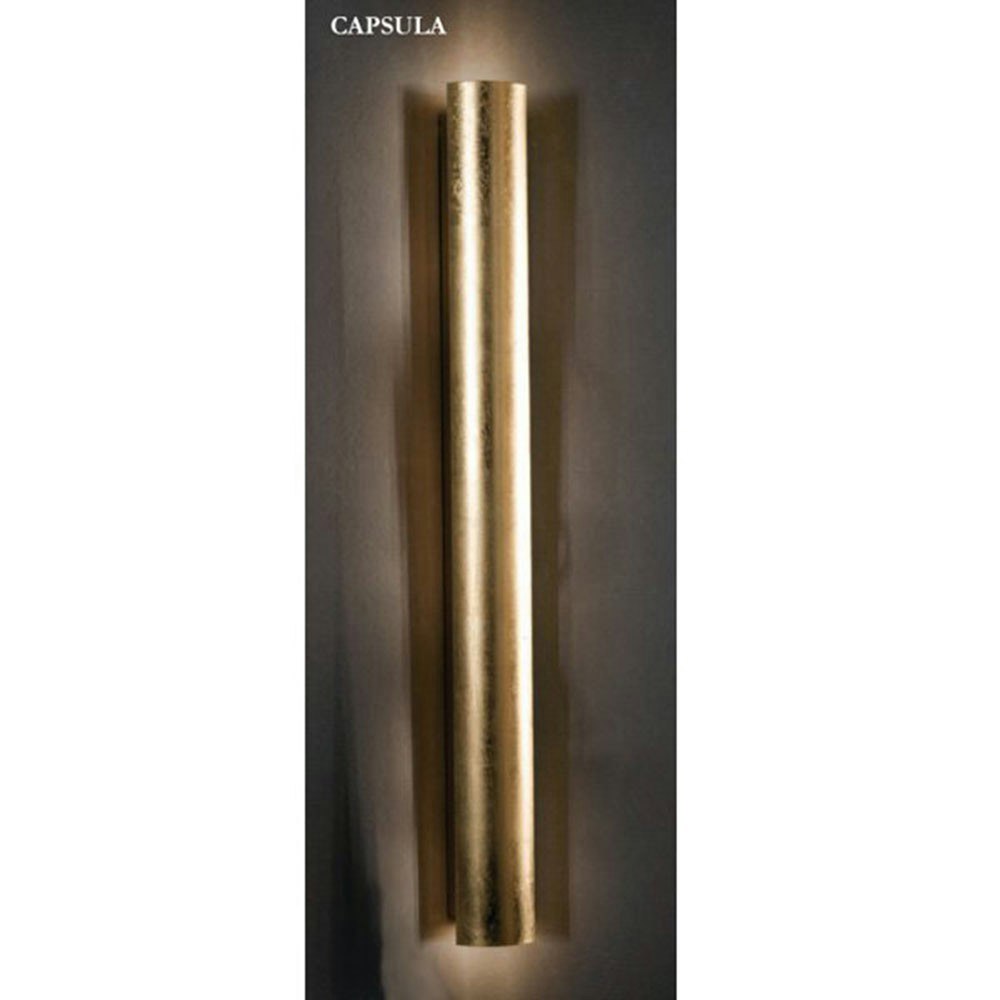 Capsula Wandleuchte 4-flammig Schlagmetall Gold 75cm 
