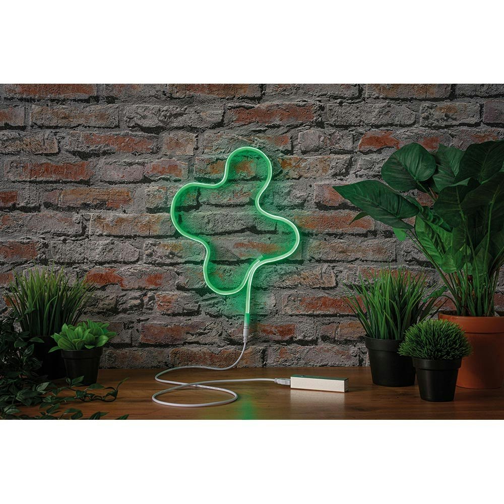 Striscia LED USB Neon Colorflex Verde 1m 164601