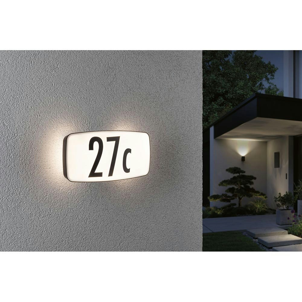 LED House Number Light Sheera Motion Sensor & Twilight Sensor 1