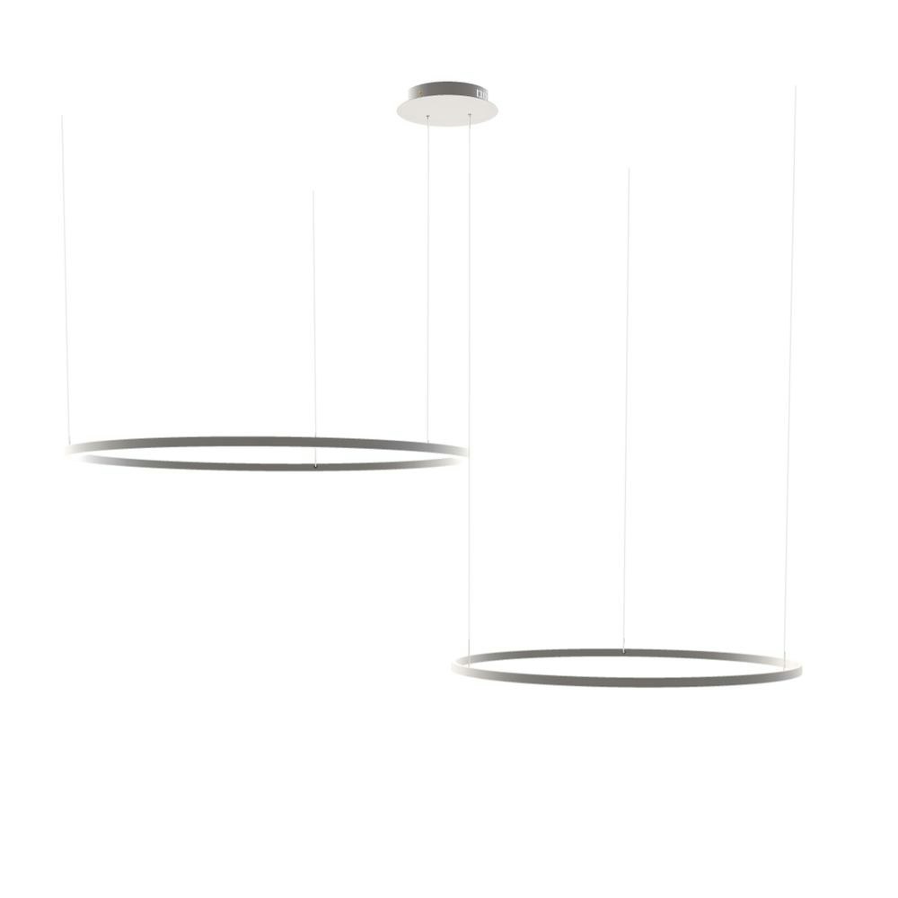 s.luce LED combinazione di lampade a sospensione a 2 anelli Eccentrica thumbnail 6