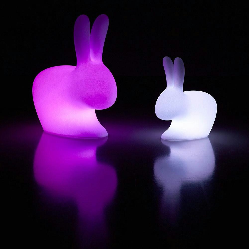 Qeeboo Rabbit LED Dekolampe mit farbigem Licht 2
                                                                        