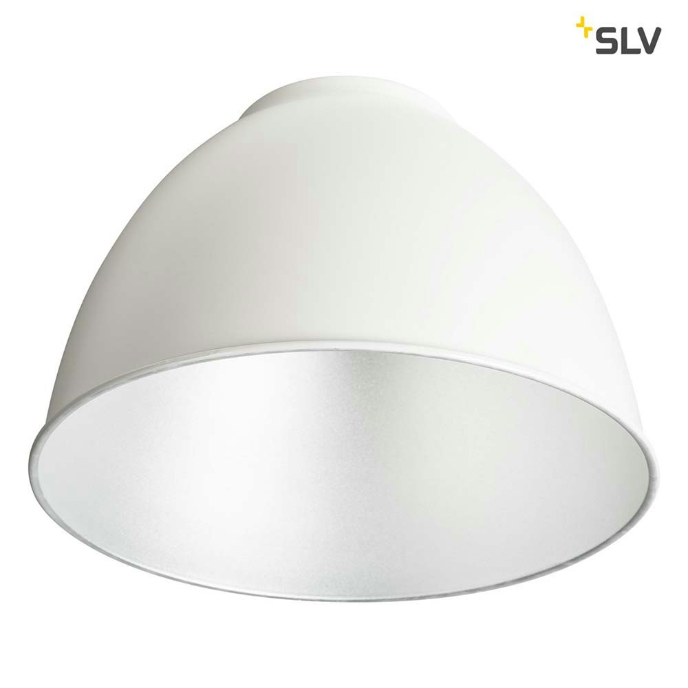 S.Luce SLV Para Dome E27 Aluminiumreflektor Weiß