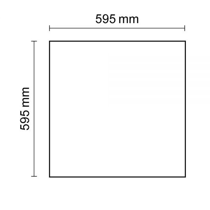 LED Panel Professional Line 600 Neutralweiß 1-10 V dimmbar 4100lm Weiß zoom thumbnail 3