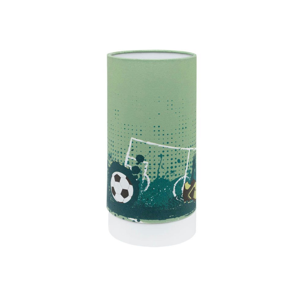 LED Kinder-Tischleuchte Tabara Fußball Weiß, Grün 2