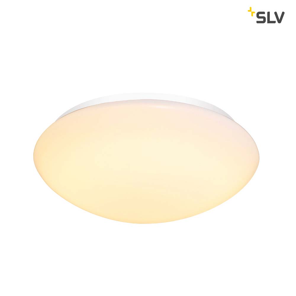 S.Luce SLV Lipsy 40 Dome LED Außen-Aufbauleuchte Weiß IP44