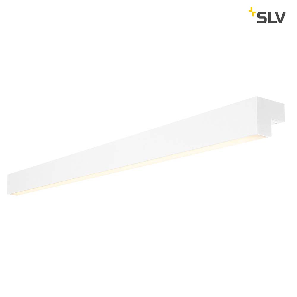 S.Luce SLV L-Line 120 LED Wand- & Deckenleuchte IP44 Weiß