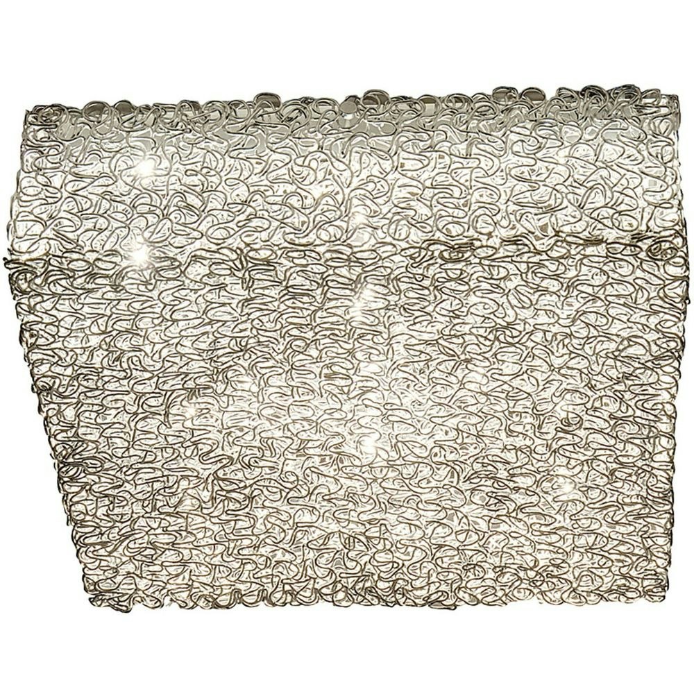 Deckenleuchte 9-flammig Rifugio Aluminium-Metall verchromt Silber thumbnail 2