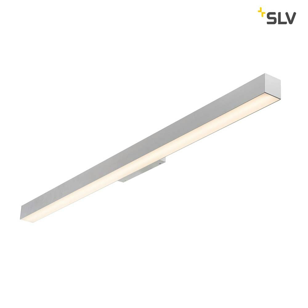 SLV Q-Line LED Wandleuchte Silbergrau 3000K thumbnail 3