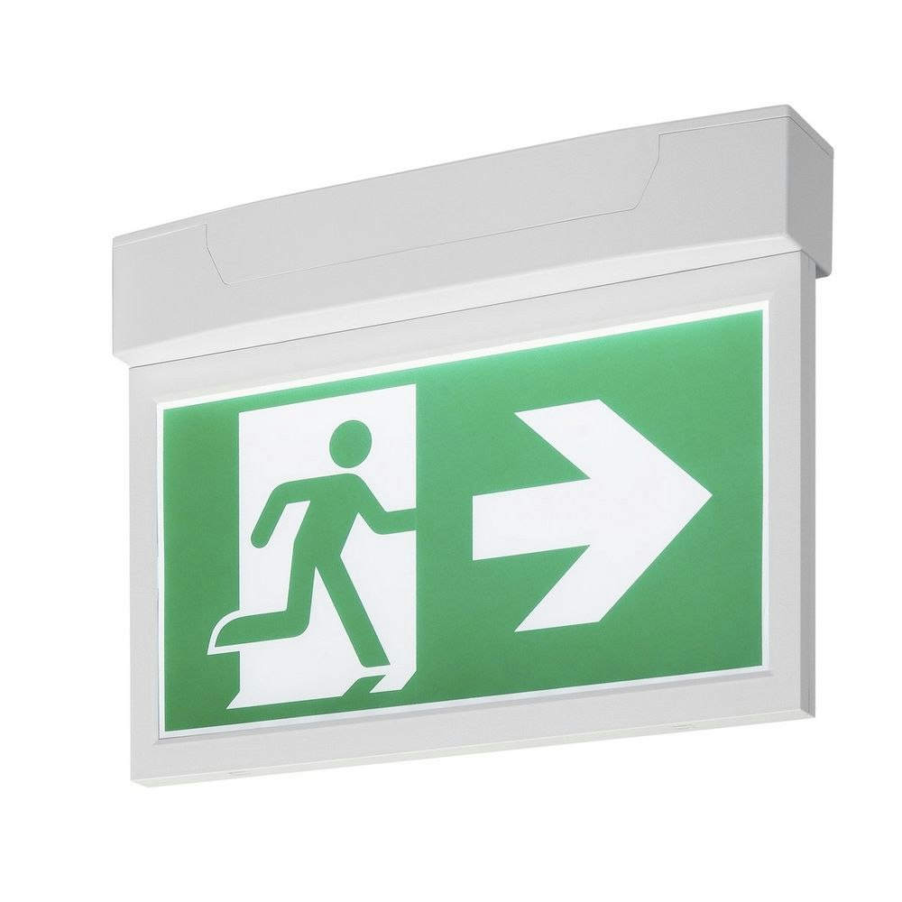 SLV P-Light Emergency Exit Sign Big Ceiling wall Weiß zoom thumbnail 1