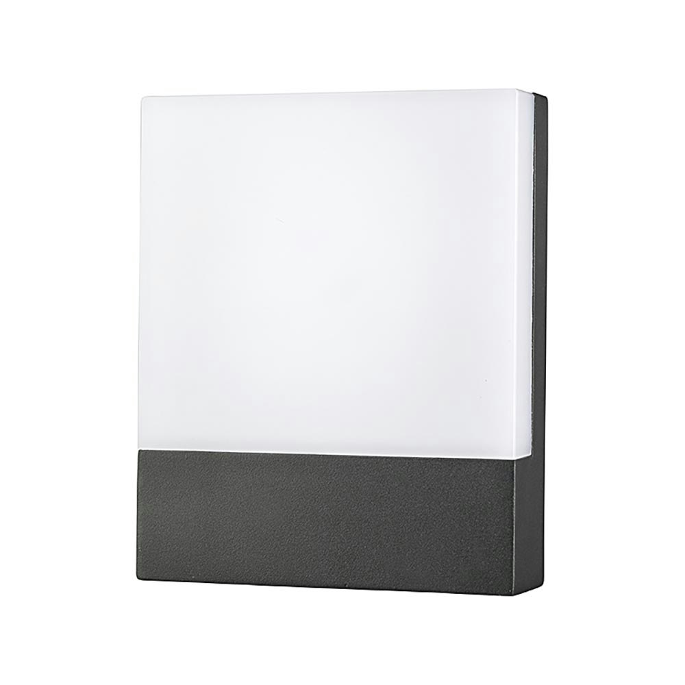 LED Außen-Wandlampe Flat IP54 350lm Grafit, Weiß thumbnail 1