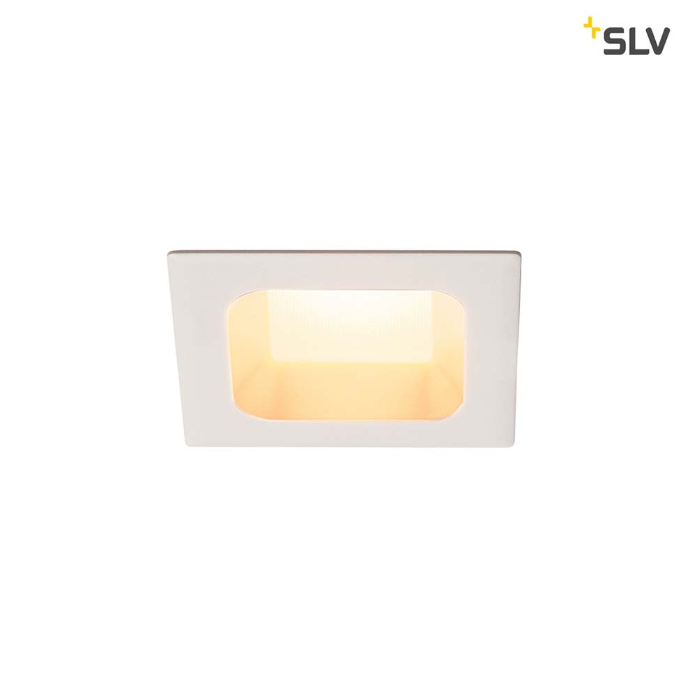 S.Luce SLV Verlux Einbauleuchte LED 3000K Mattweiß L/B: T88, 5/8, 5/4, 5cm