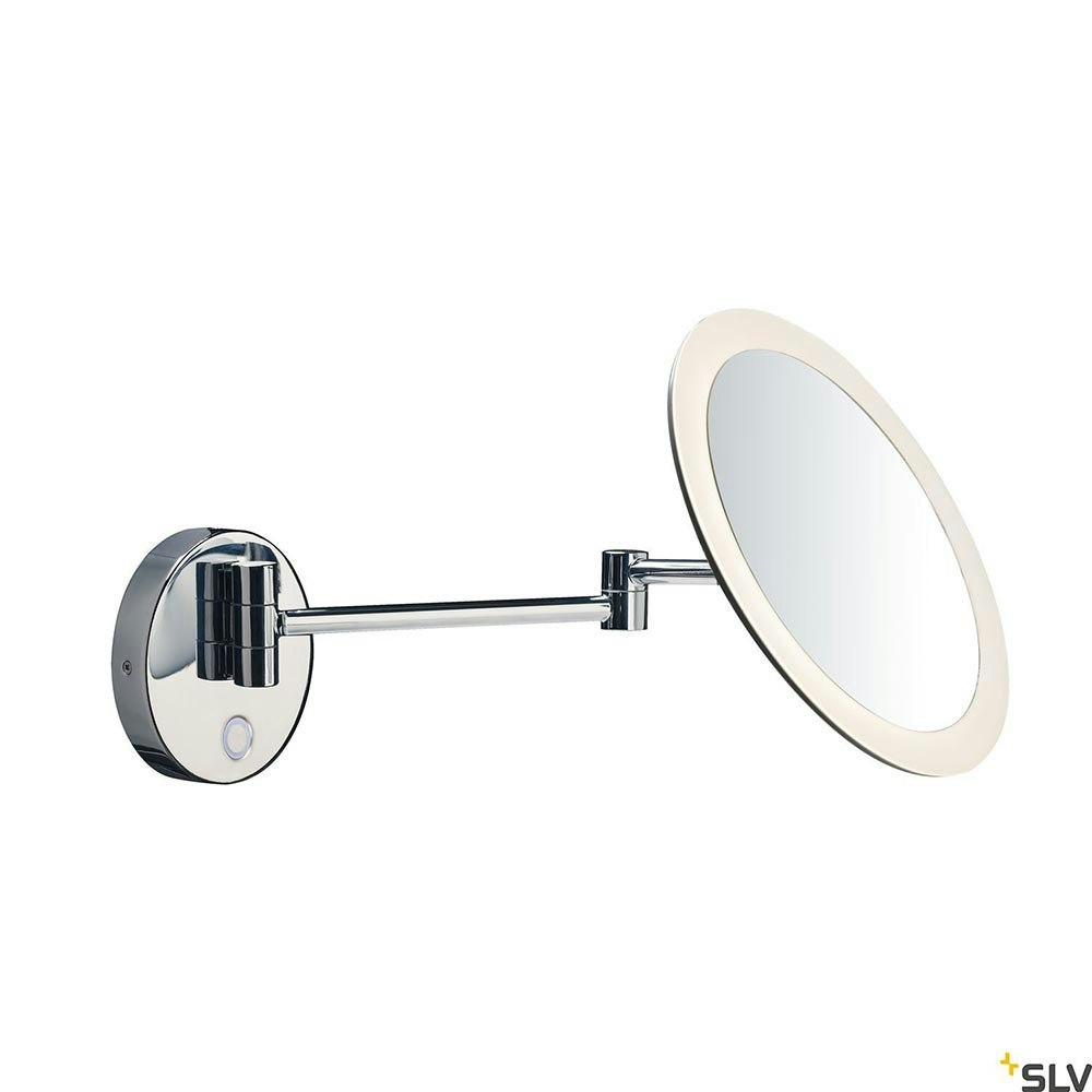 SLV Maganda LED lampe de salle de bain avec miroir de courtoisie chrome CCT thumbnail 3