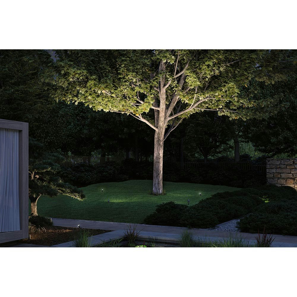LED Garden Spotlight Radon Grey Metal IP65 thumbnail 4