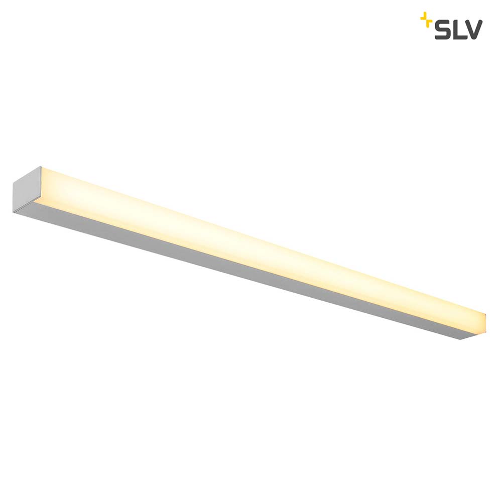 S.Luce SLV Sight LED Wand- & Deckenleuchte Silbergrau