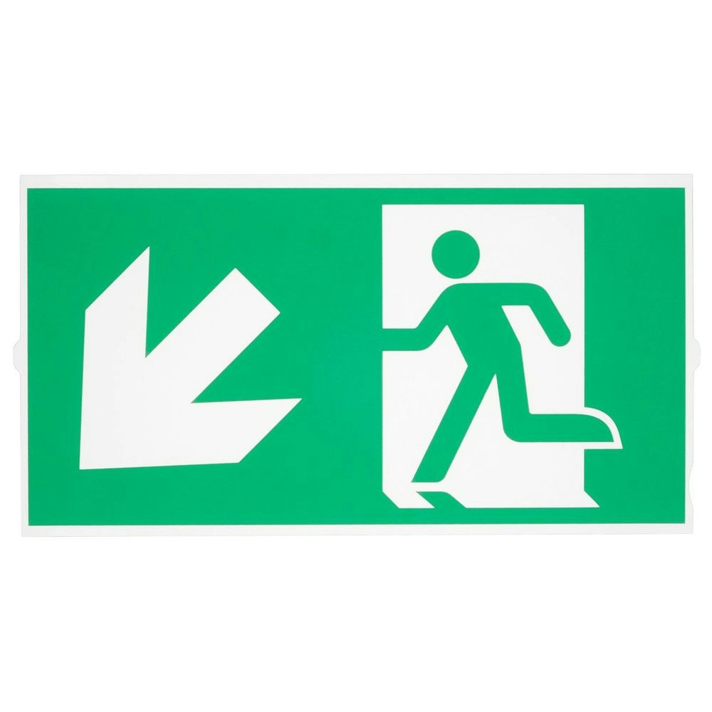 SLV P-Light Emergency Series Stair Signs For Exit Wall Ceiling Pendant big green zoom thumbnail 3