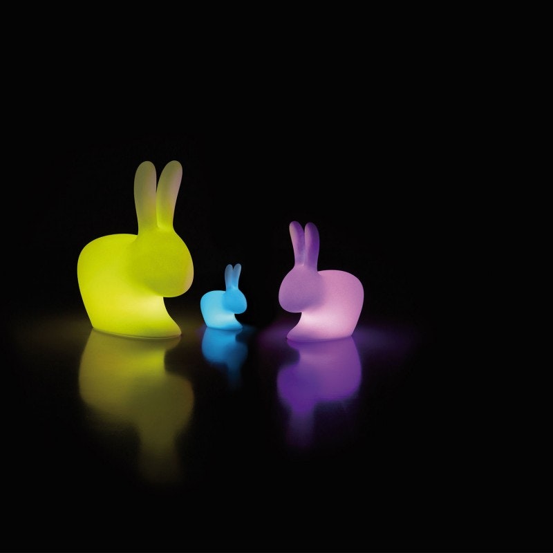 Qeeboo Rabbit LED Dekolampe mit farbigem Licht thumbnail 6