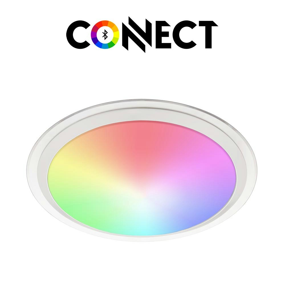 Connect LED Deckenlampe Ø 43cm 2100lm RGB+CCT zoom thumbnail 1