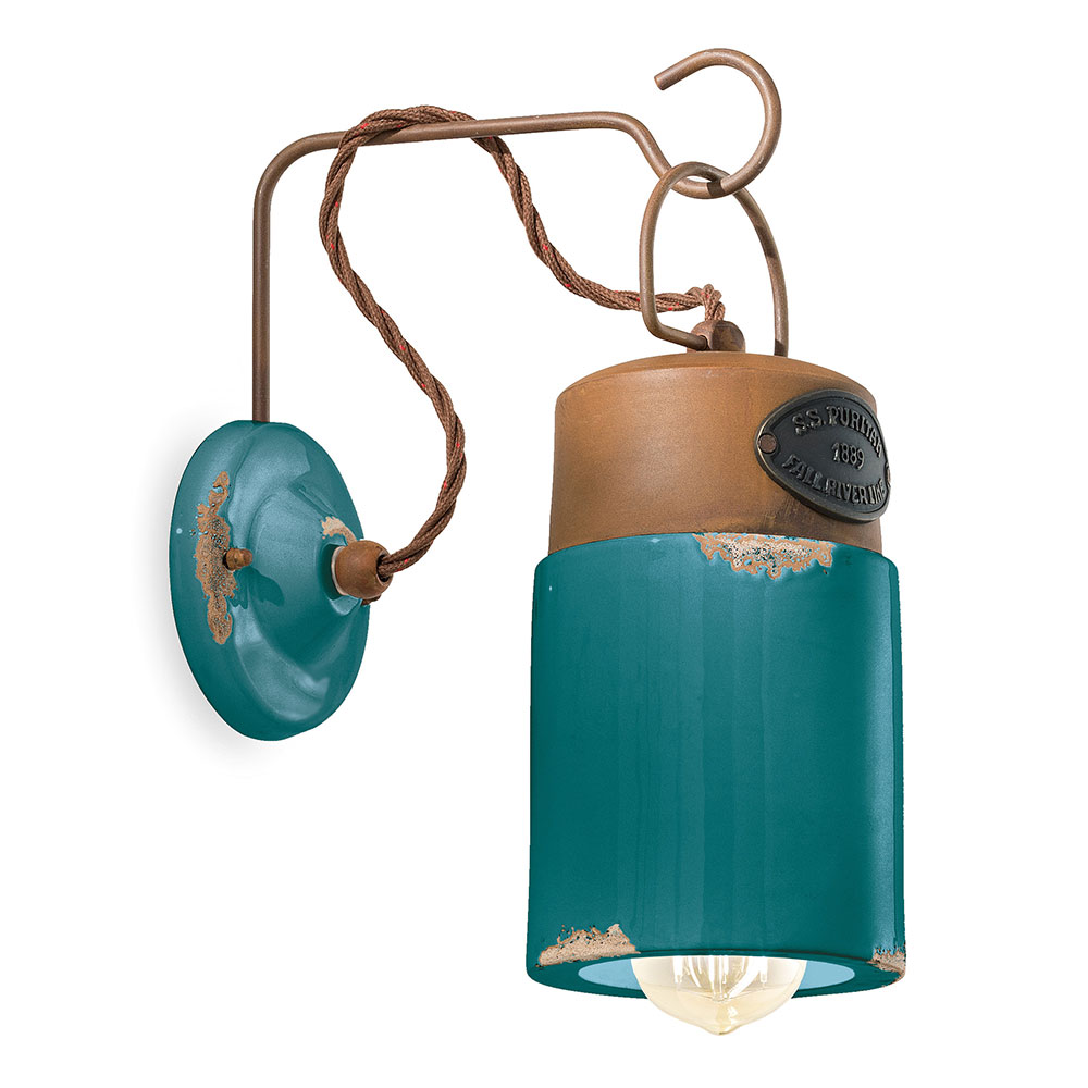 S.Luce Ferroluce Industrial Wandlampe