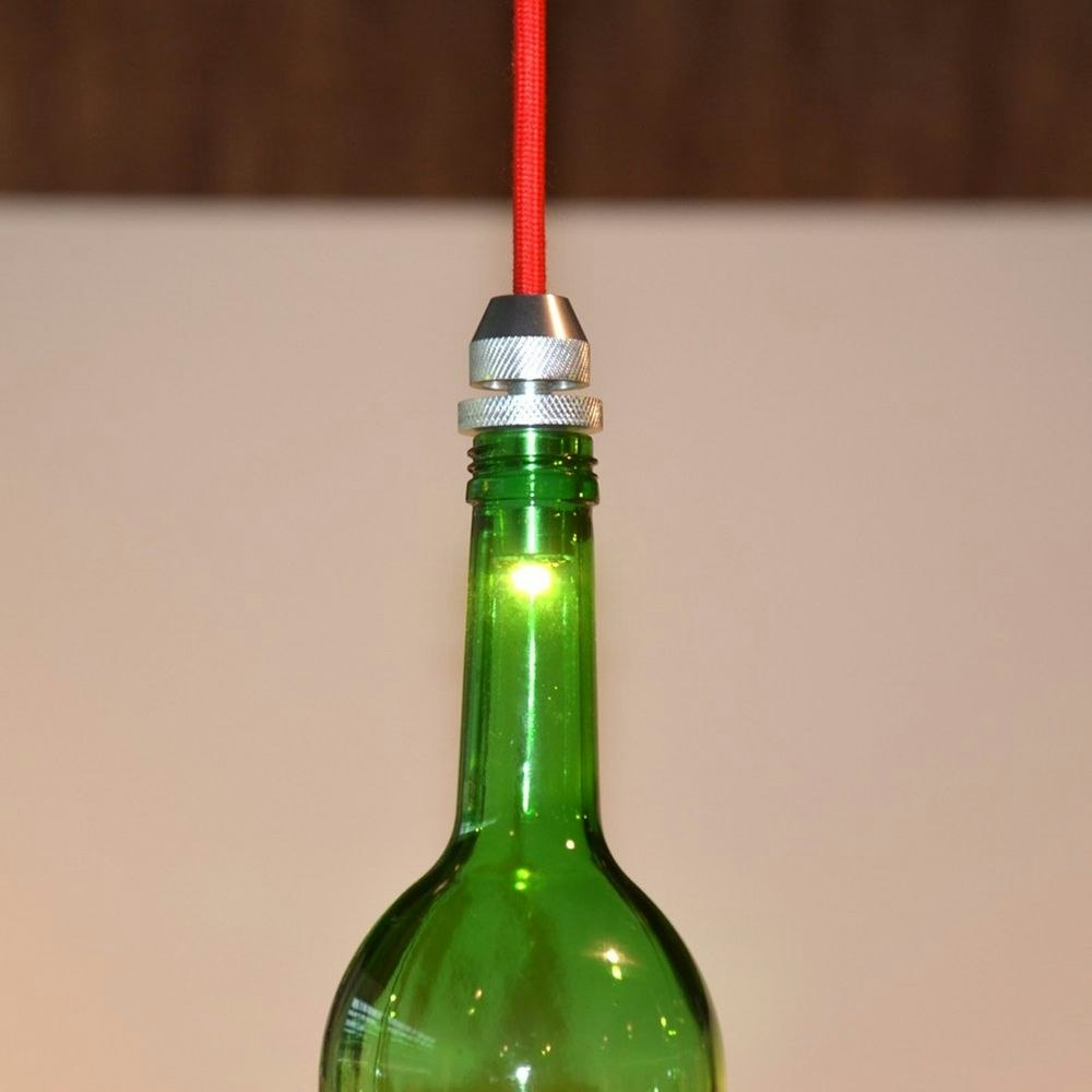 s.LUCE Flagon LED-Hängeleuchte für Flaschen 3-flammig Cup Deckenschiene zoom thumbnail 5