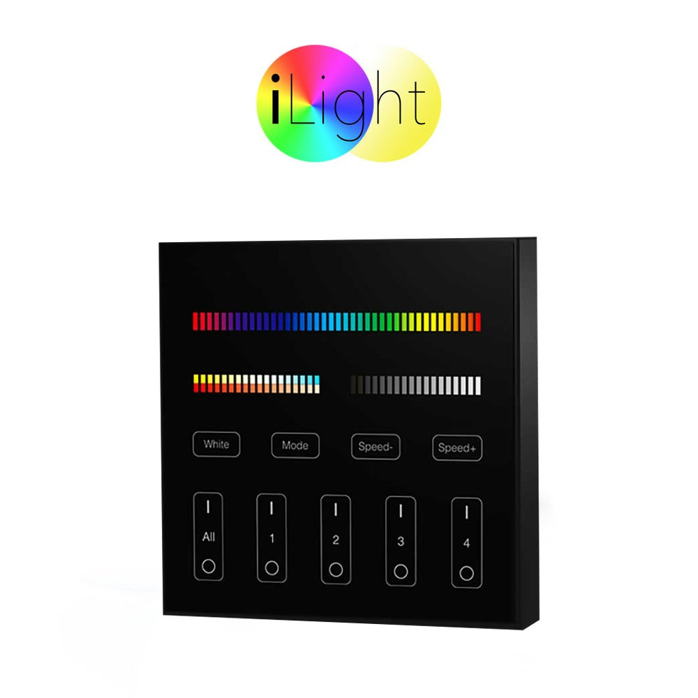 iLight Touch Panel für Leuchtmittel & Strip RGB + CCT Schwarz zoom thumbnail 1