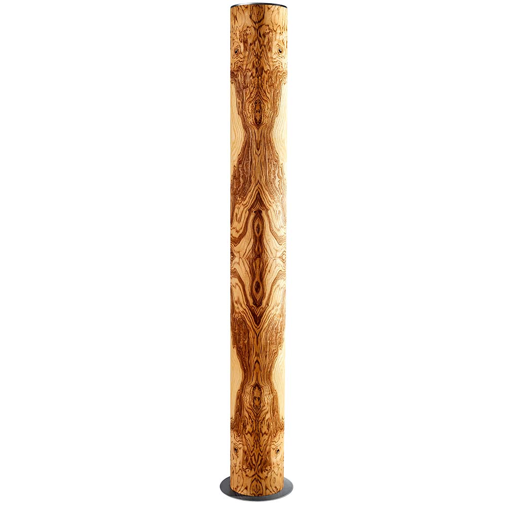 S.Luce LED Holz-Stehleuchte Lucerna 160cm Olivesche Maser