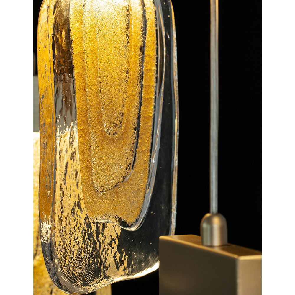 Nova Luce Grani LED Hängeleuchte 6-flg. Klar, Gold thumbnail 5