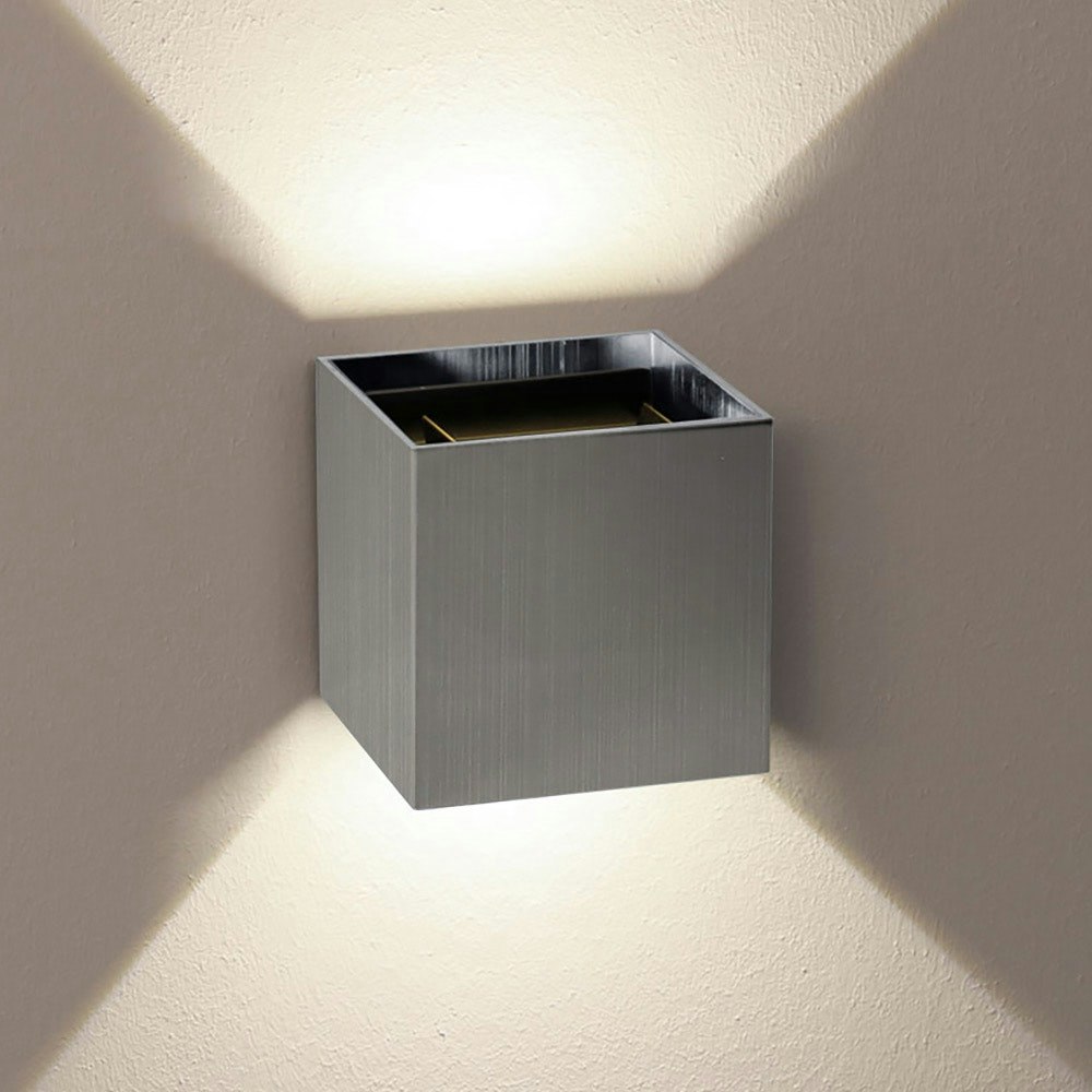 s.luce Ixa LED Wandlampe verstellbare Winkel Innen & Außen IP44 zoom thumbnail 3