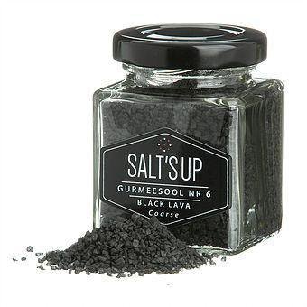 Salt's Up Vulkanisches Gourmet Salz "Black Lava" grob 100g thumbnail 2