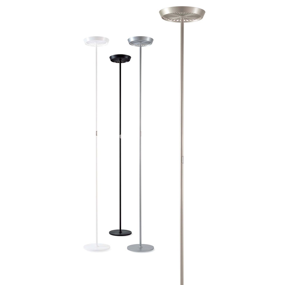 S.Luce Prince LED-Stehleuchte 4850lm Dimmbar Champagner