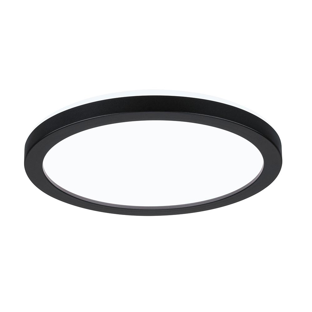 S.Luce LED Panel Atria Shine Rund Schwarz Ø 19cm