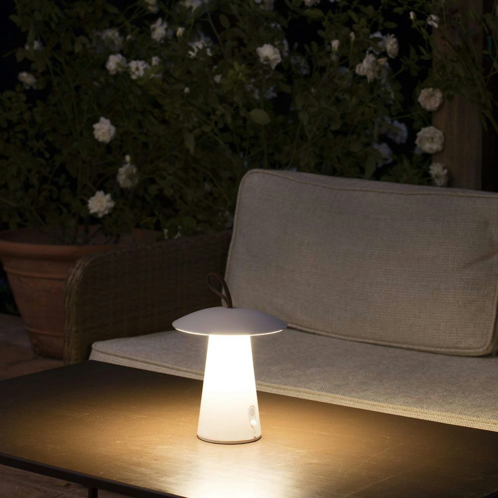 Task Outdoor LED Table Lamp USB IP54 White 1