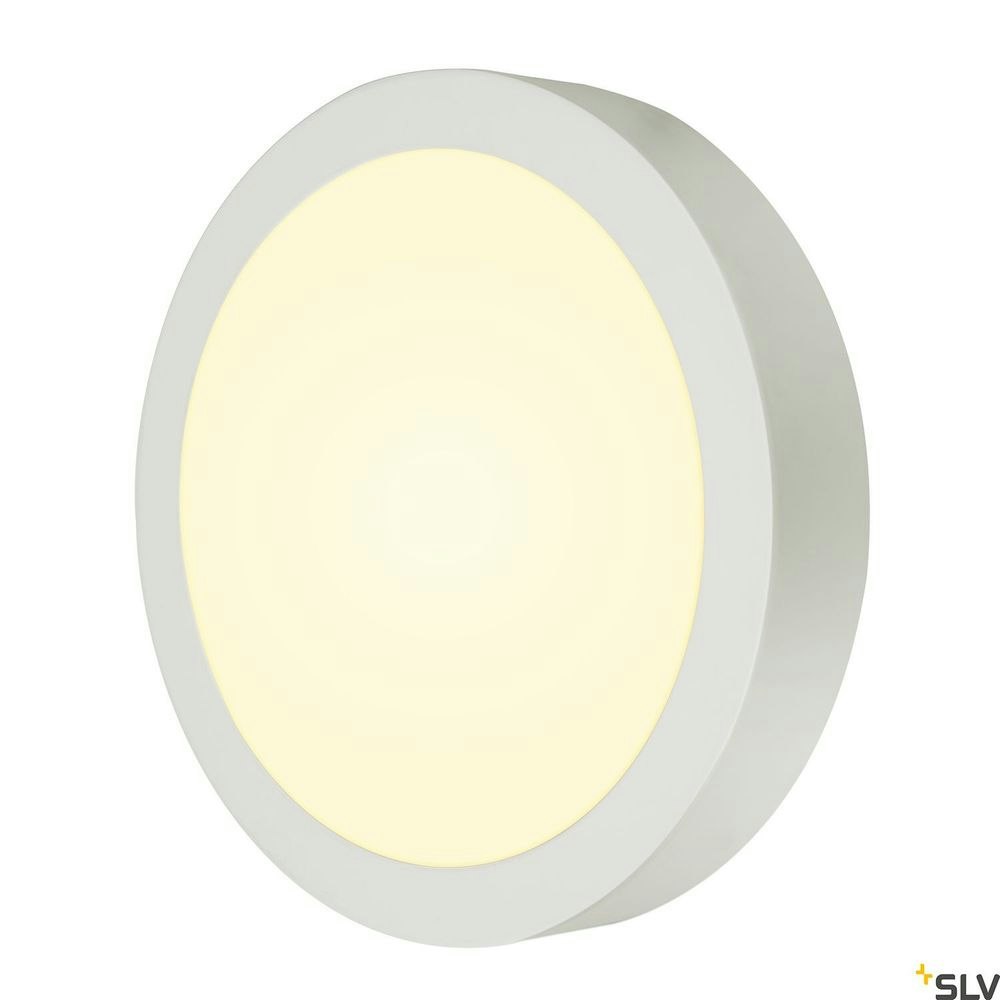 SLV Senser 24 LED Wand- & Deckenlampe 3000K Rund Weiß zoom thumbnail 3