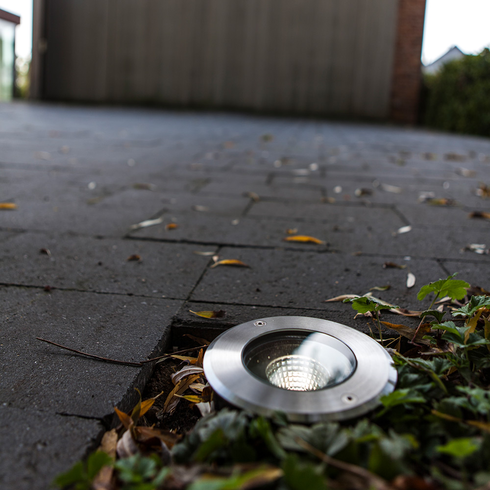 S.Luce LED Bodeneinbauleuchte Denver IP67 Edelstahl