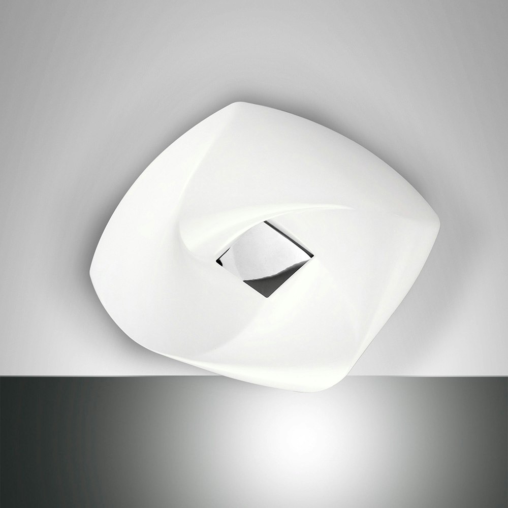 Fabas Luce lampe de plafond LED Arbatax en blanc 1