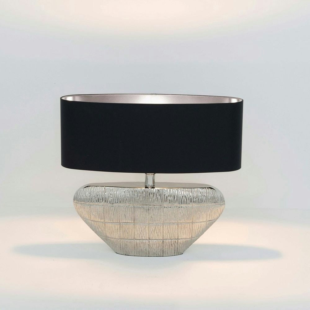 Table Lamp Cleopatra Aluminium Silver-Black 1