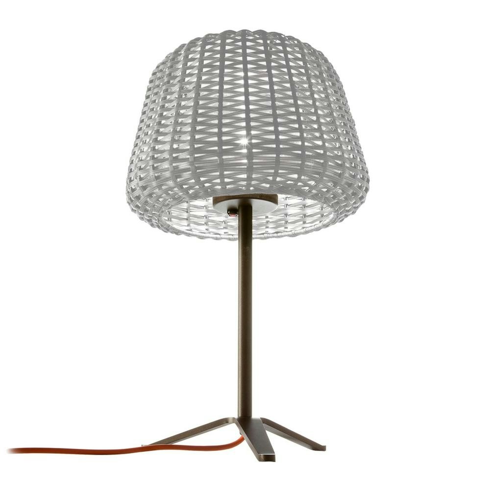 Panzeri Ralph Rattan Lampe de table extérieure 58cm 2