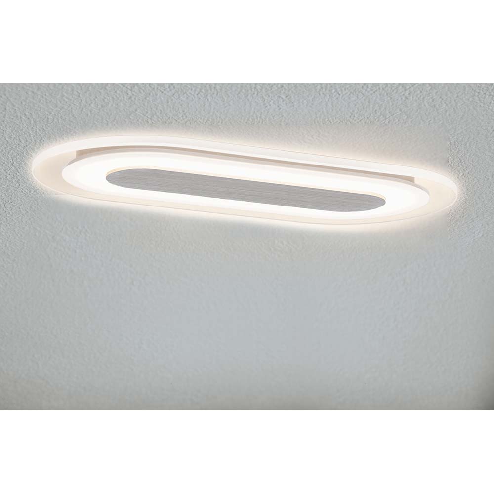 S.Luce Premium EBL Set Whirl oval LED 1x8W 115x230mm Alu-Gedreht