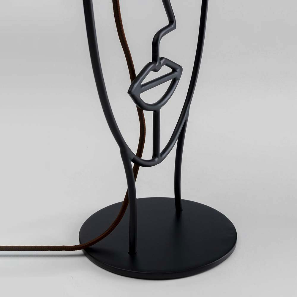 KARE Table Lamp Face Wire Nature thumbnail 3